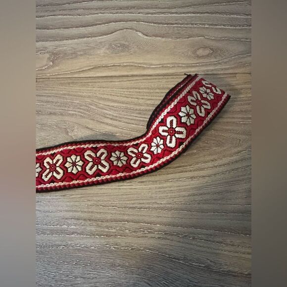 Red Burst 1960s fabric - Picture 5 of 7